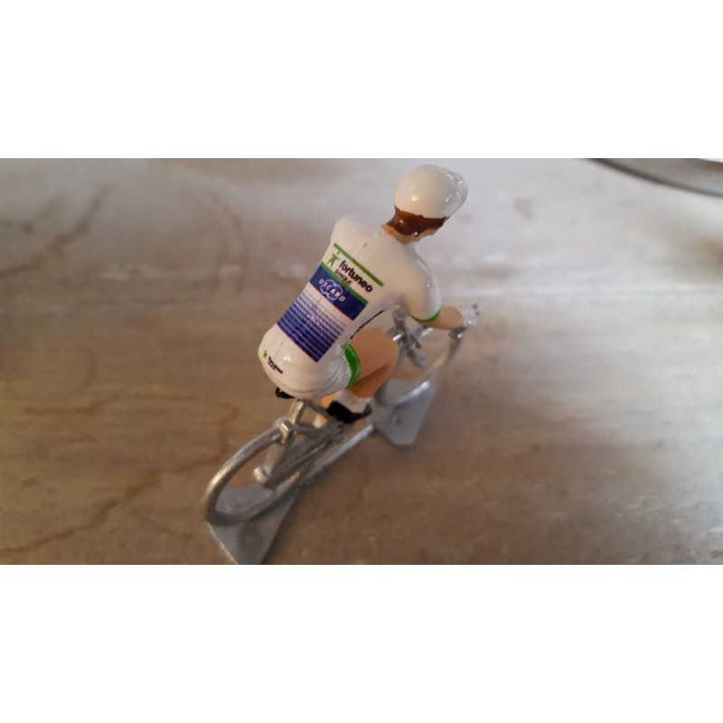 Fortuneo Oscaro 2017 - petit cycliste miniature en metal