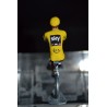 Christopher Froome "yellow jersey 2017" Sky - petit cycliste en acier