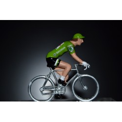 Michael Matthews "maillot vert2017" Sunweb - petit cycliste en acier