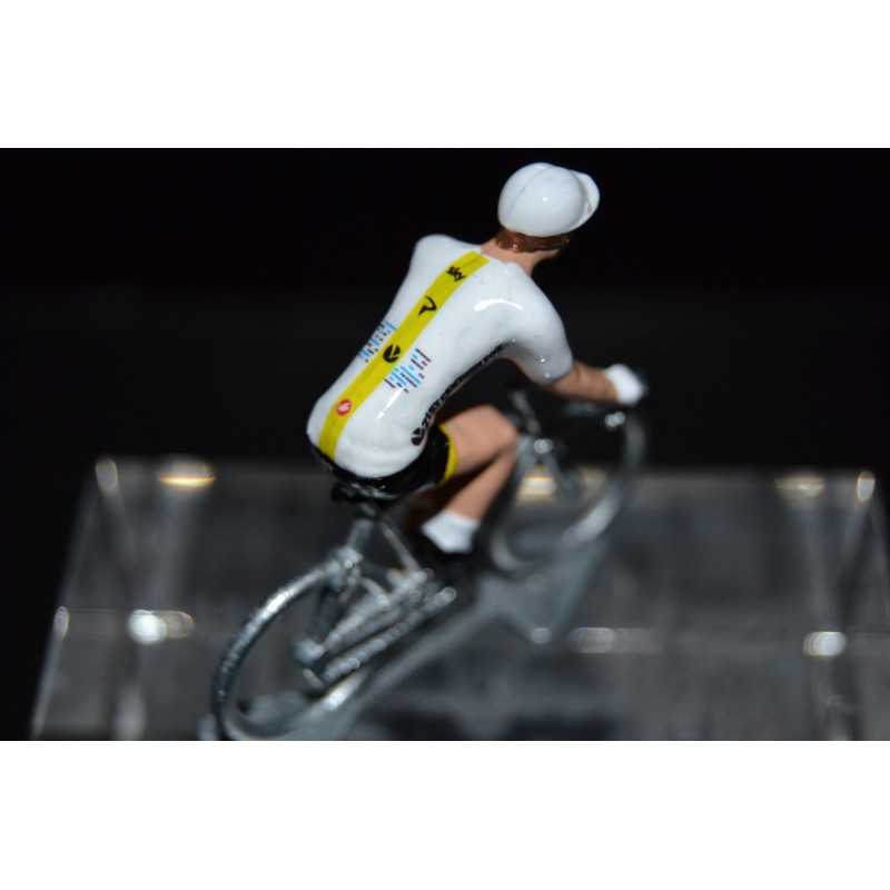 Sky édition spéciale jaune , dernière étape du tour 2017 - Petit cycliste en acier 