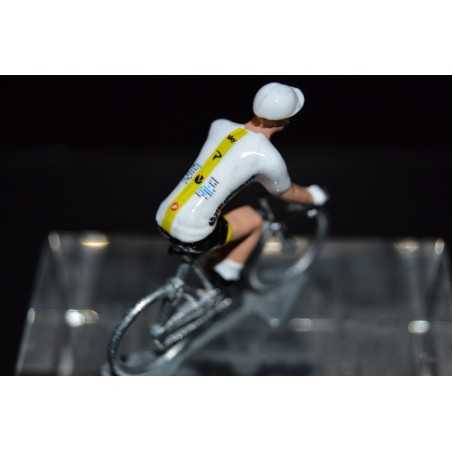Sky édition spéciale jaune , dernière étape du tour 2017 - Petit cycliste en acier 