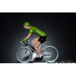 Maillot vert Vuelta - petit cycliste en metal