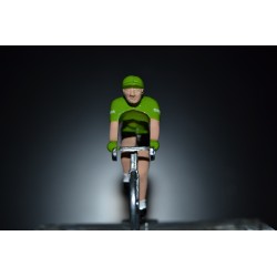 Maillot vert Vuelta - petit cycliste en metal