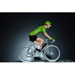 Maillot vert Vuelta - petit cycliste en metal