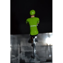 Maillot vert Vuelta - petit cycliste en metal