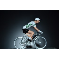 Maillot Blanc Vuelta - petit cycliste en metal