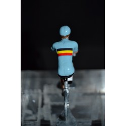 Equipe de Belgique - petit cycliste en métal 