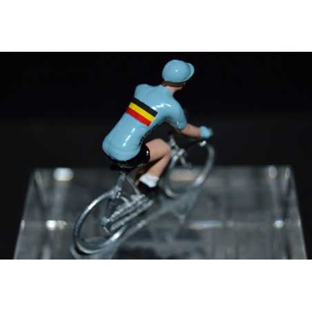 Equipe de Belgique - petit cycliste en métal 