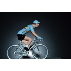 Equipe de Belgique - petit cycliste en métal 