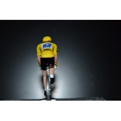 Armstrong Jaune US Postal - petit cycliste figurine