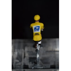 Armstrong Jaune US Postal - petit cycliste figurine