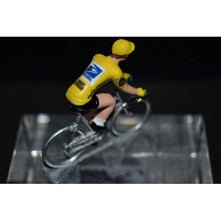 Armstrong Jaune US Postal - petit cycliste figurine