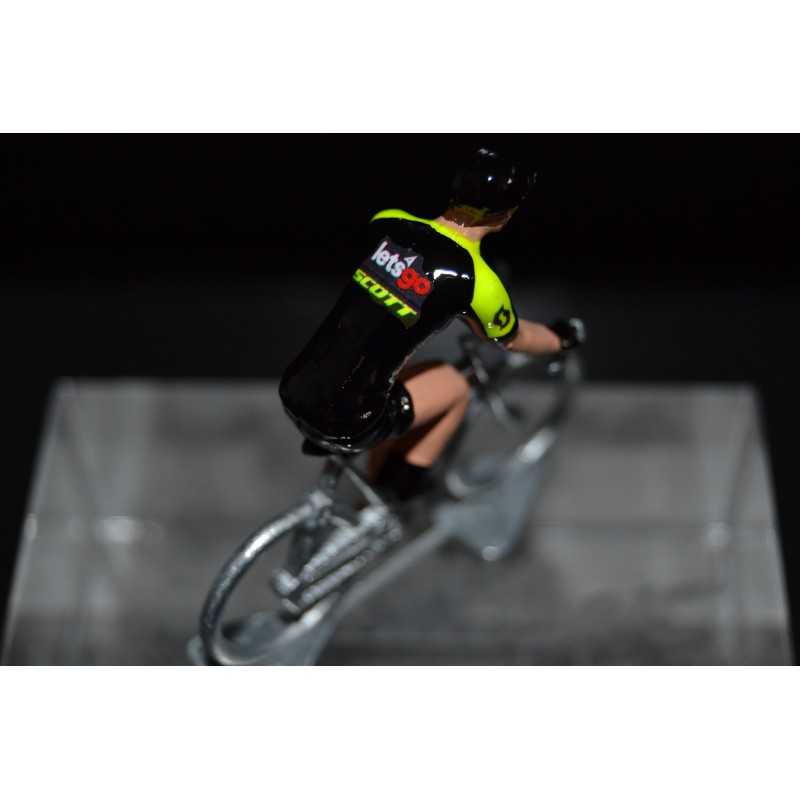 Mitchelton Scott special edition Tour de France 2018 - petit cycliste en acier