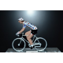 Julian Alaphilippe "maillot a pois 2018" Quick Step - petit cycliste en acier