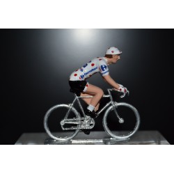 Julian Alaphilippe "maillot a pois 2018" Quick Step - petit cycliste en acier