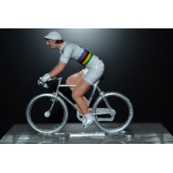 Tom Dumoulin "world champion Time Trial" Sunweb - petit cycliste en acier- die cast cycling figurine cyclist