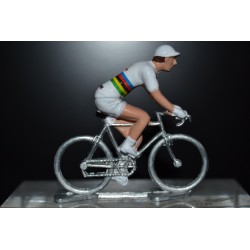 Tom Dumoulin "world champion Time Trial" Sunweb - petit cycliste en acier- die cast cycling figurine cyclist