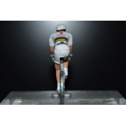 Tom Dumoulin "world champion Time Trial" Sunweb - petit cycliste en acier- die cast cycling figurine cyclist