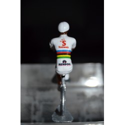 Tom Dumoulin "world champion Time Trial" Sunweb - petit cycliste en acier- die cast cycling figurine cyclist