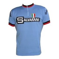 Salvarani - petit cycliste en metal