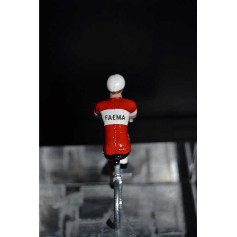 Faema - petit cycliste en metal