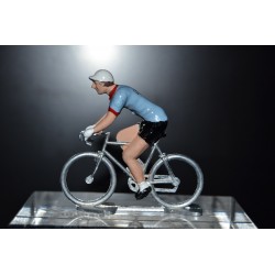 Salvarani - petit cycliste en metal