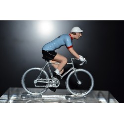 Salvarani - petit cycliste en metal