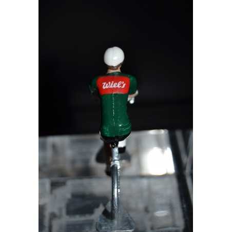 Wiels - petit cycliste en metal