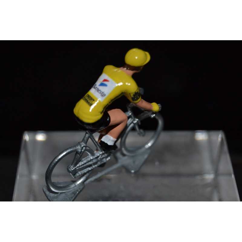 Indurain Jaune figurine petit cycliste 