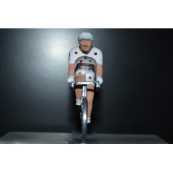 Romain Bardet "maillot pois 2019" Ag2r  figurine petit cycliste 
