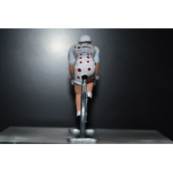 Romain Bardet "maillot pois 2019" Ag2r  figurine petit cycliste 