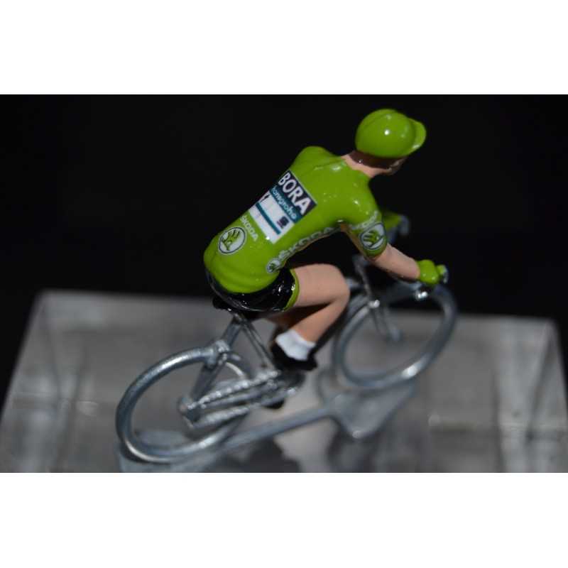 Peter Sagan "maillot vert 2019" Bora figurine petit cycliste 