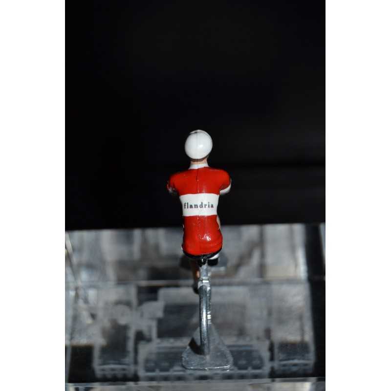 Flandria - petit cycliste en metal