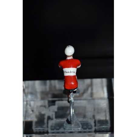 Flandria - petit cycliste en metal