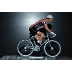 Once Rose 1997 figurine petit cycliste 