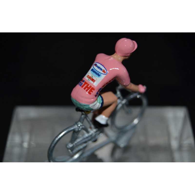 Pantani Giro Rose figurine petit cycliste