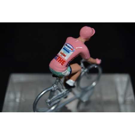 Pantani Giro Rose figurine petit cycliste