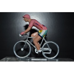 Pantani Giro Rose figurine petit cycliste
