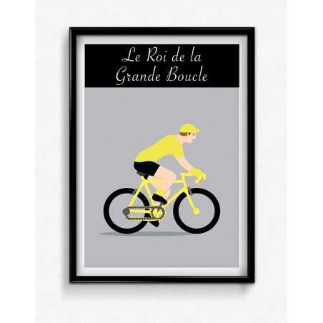 Poster Champion Maillot Jaune