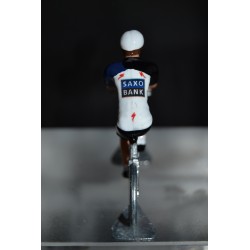 Saxo Bank figurine petit cycliste 
