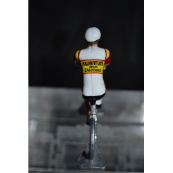 Kwantum Hallen Decosol Yoko 1984  figurine petit cycliste 
