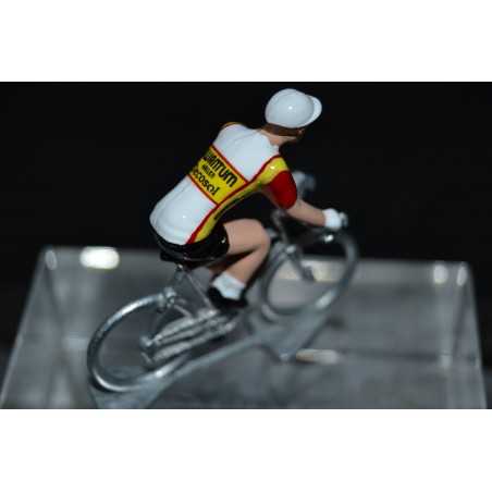 Kwantum Hallen Decosol Yoko 1984  figurine petit cycliste 