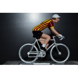 Selle Royal contour 1977  figurine petit cycliste 