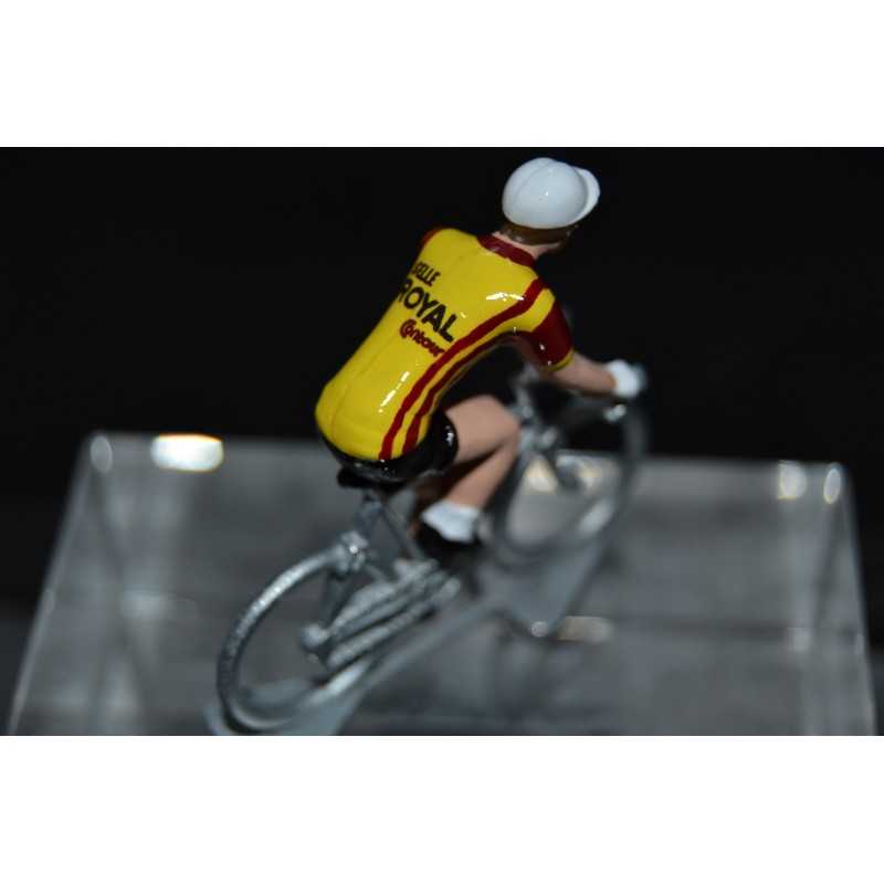 Selle Royal contour 1977  figurine petit cycliste 