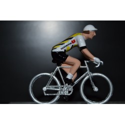 Systeme U 1989  figurine petit cycliste 