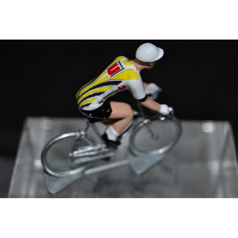 Systeme U 1989  figurine petit cycliste 