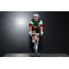 Gianni Bugno champion italie Gatorade Chateau d'ax figurine petit cycliste 