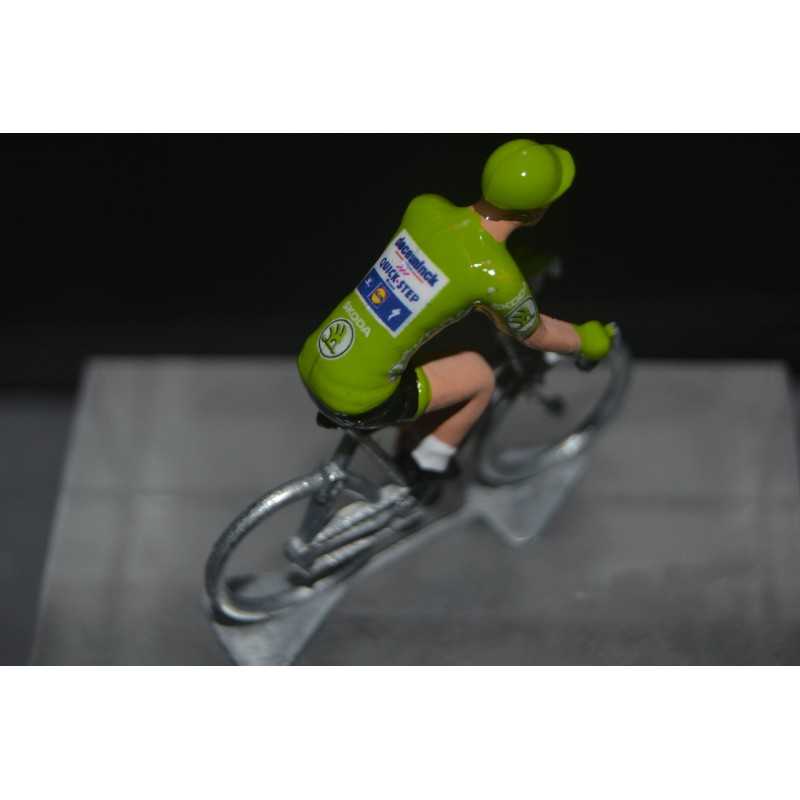 Bennett maillot vert Tour de France Saison 2020 figurine petit cycliste