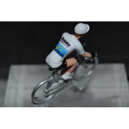 Nizzolo Champion d'Europe version 2021 - petit cycliste figurine