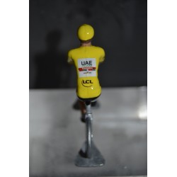 Pogacar yellow jersey Tour de France 2021 - cyclist figurine